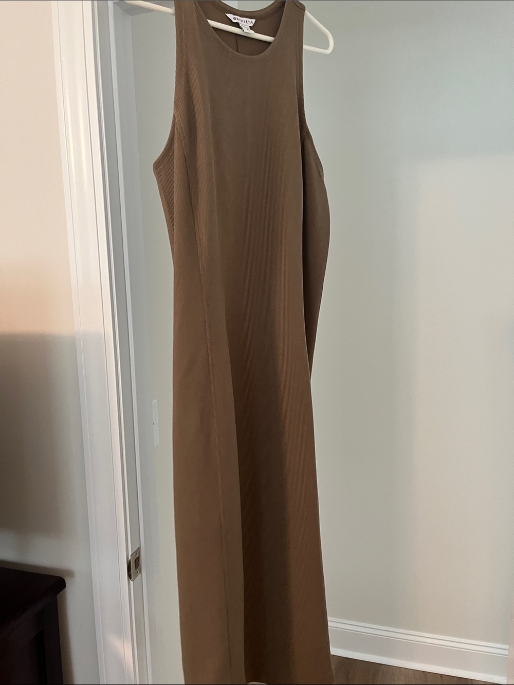 Athleta Brown Sleeveless Maxi Dress